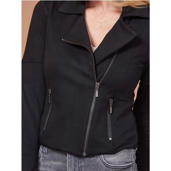 Evereve Jackets & Coats Evereve James Moto Jackettart Small Black